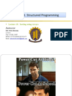 CSE-141: Structured Programming CSE-141: Structured Programming