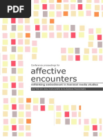 Affective Encounters. Rethinking Embodiement in Feminist Media ...