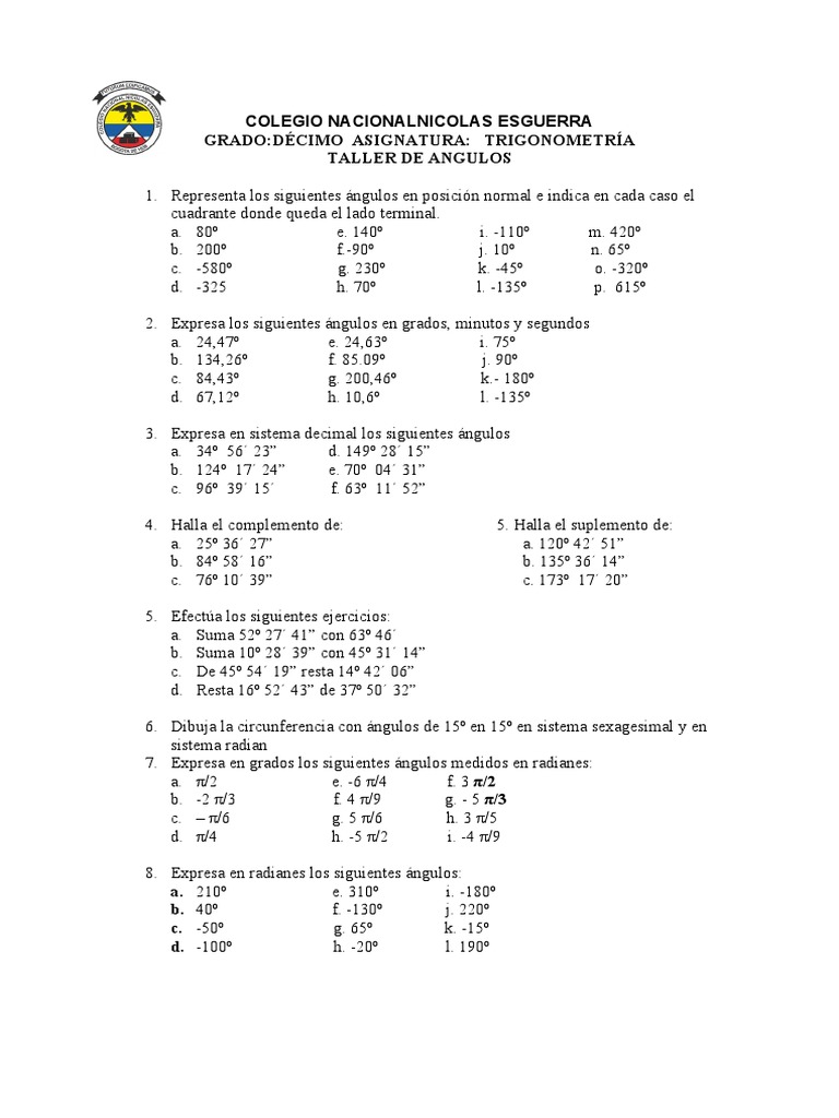 Mates angulos,minutos y segundos online exercise for