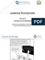 Sisteme Încorporate: Cursul 2 Arhitectura Embedded