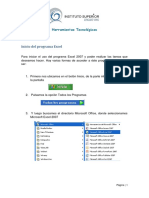 Introducción Al Uso de Excel