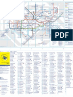 Large Print Tube Map