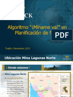 Algoritmo ¡Míname Ya! en Planificación de Minas