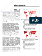 2019-20 Coronavirus Pandemic