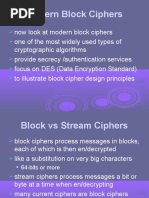 Modern Block Ciphers