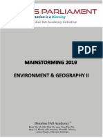 Mainstorming 2019 Environment Geography II PDF