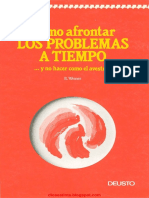 Cómo Afrontar Los Problemas A Tiempo - E. Weiner PDF
