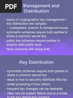 Key Management and Distribution: Cryptographic, Protocol, & Management Issues