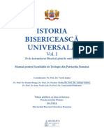Istoria Bisericească Universală Manual Pentru Facultățile de Teologie Din Patriarhia Română PDF