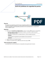 5.2.2.8 Packet Tracer - Troubleshooting Switch Port Security Instructions PDF