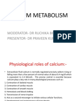 Calcium Metabolism Praveen