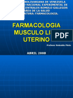 FARMACOLOGIA MUSCULO LISO Uterino