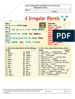 Plurals Worksheet Versión 2