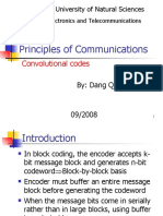 Principles of Communications: Convolutional Codes