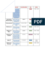 Horario de Clases PDF