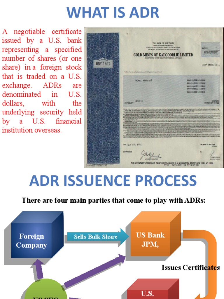 What Is Adr | PDF | American Depositary Receipt | Financial Services