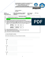 Format Paket Soal Dengan Petunjuk Umum