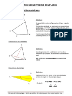 Les Figures Géométriques Complexes: AC Et BD Sont Les Diagonales Du Quadrilatère