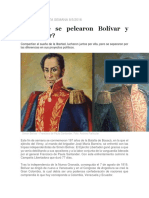 Bolívar y Santander. Diferencias (Semana)