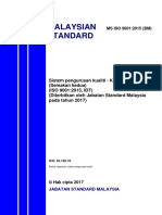 MS Iso 9001 2015 2017 BM P