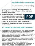 TEMA 6. Bariere Şi Clivaje În Comunicare