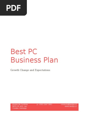 BestPC Business Plan