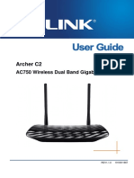 Archer C2: AC750 Wireless Dual Band Gigabit Router