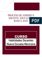 Curso de Habilidades Docentes para La Nueva Escuela Mexicana - Mod - Iv