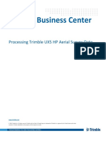 Processing Trimble UX5 HP Aerial Survey Data