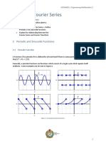 Chapter 7 Fourier Series: 1 Learning Outcomes