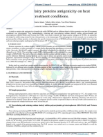 NFDM and Dairy Proteins Antigenicity On Heat Treatment Conditions