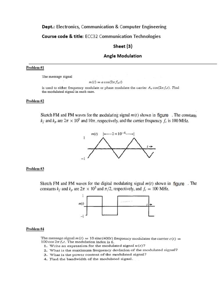 Dept.: Electronics, Communication & Computer Engineering Course Code ...