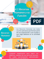 4.1 Recursos Humanos y Su Función Funcion PDF
