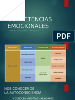 Competencias emocionales y procesos autorregulatorios