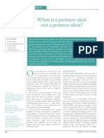 When Is A Pressure Ulcer Not A Pressure Ulcer