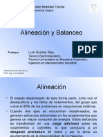 Alineación y balanceo de maquinaria industrial