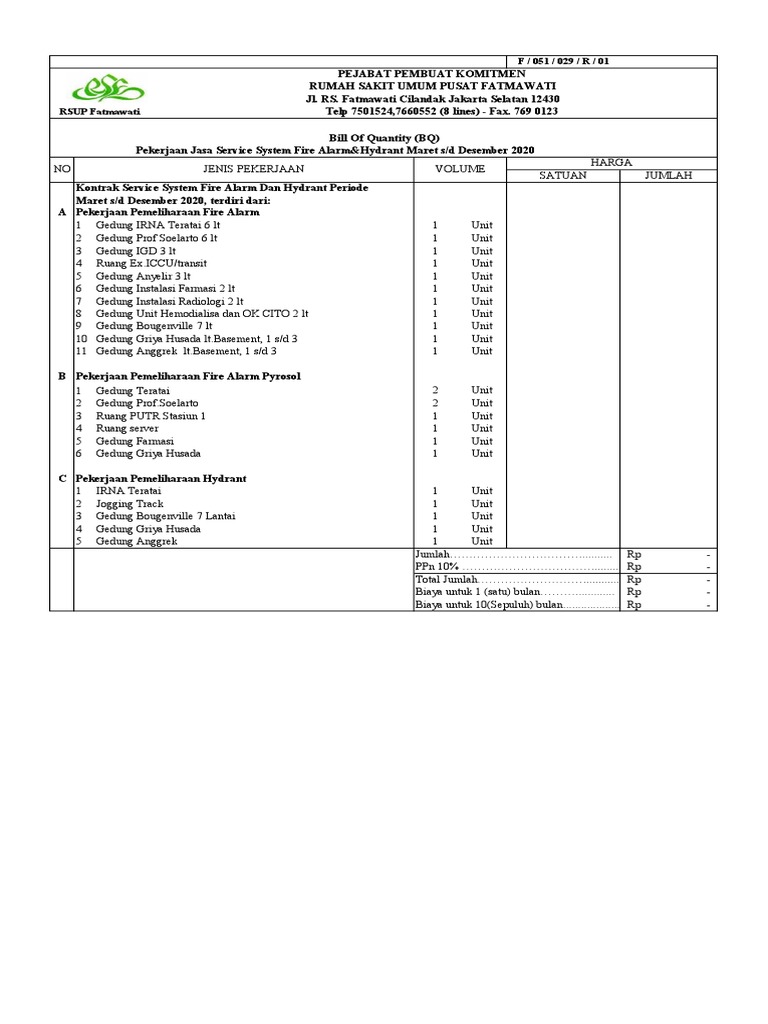 BQ Fire Alarmhydrant 10 Bulan | PDF