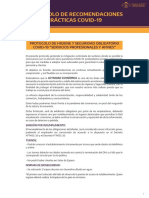Protocolo de Higiene y Seguridad Obligatoria Covid-19 "Servicios Profesionales y Afines"