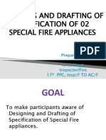 Designing and Drafting of SPL Appliances