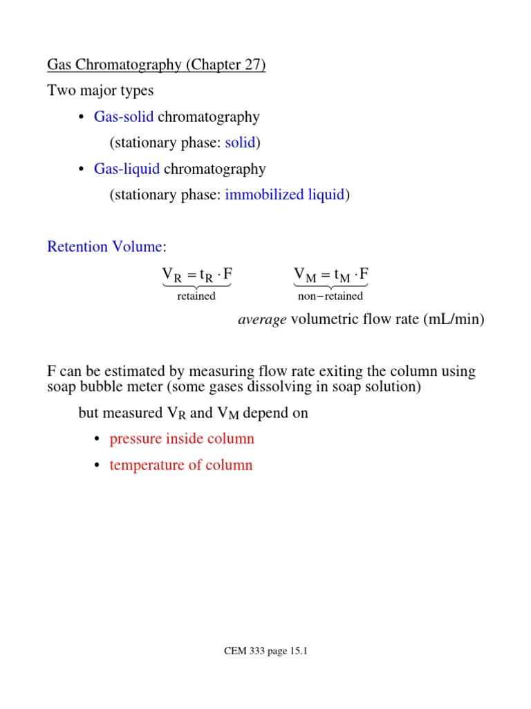 17.gas Chromatography | PDF