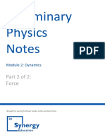 Year 11 Physics Dynamics Notes Part 2 Compressed PDF