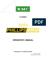 2008 30 FT Harrow Manual PDF