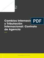 2.4 Cambios Internacionales y tributaacion internacional - contrato de agencia