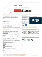 Bs 7835 Xlpe LSZH 19 33 36 KV Cable PDF