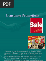 Consumer Promotions 