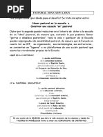 Pastoral educativa HOY