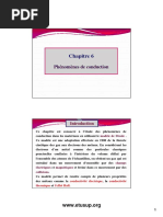 cours de physique du solide Chapitre 6 Phénomènes de conduction