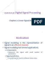 Statistical Digital Signal Processing: Chapter 2: Linear Signal Models
