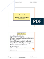 Cours de Physique Du Solide Chapitre 2 Analyse Par Diffraction Aux Rayons X