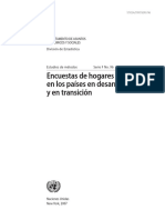 Encuesta de Hogares en Los Países en Desarrollo y en Transición - Naciones Unidas PDF